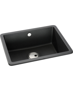 Matrix SQ GR15 Large Main Bowl Sink in Black Metallic Granite