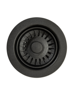 Basket Strainer Waste in Matt Black 90mm