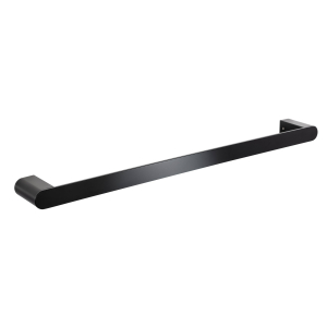 Uno Single Towel Rail 60cm in Matt Black 