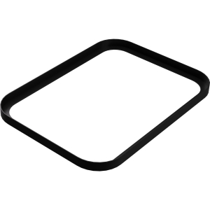 Cava Tablet Basin Plinth in Matt Black 