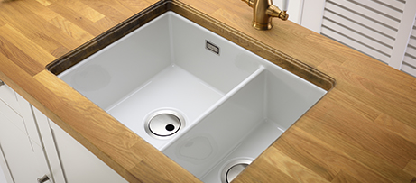 Care of ceramic kitchen sinks